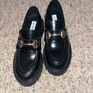 Steve Madden Lando black leather shoes
